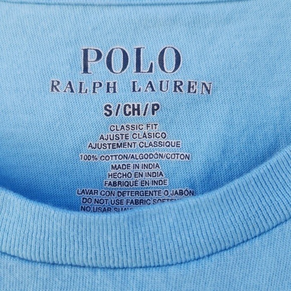 Polo Ralph Lauren Horse Logo Tshirt‎ Small Slim Preppy Prima Soft Short Sleeve S - Picture 5 of 5
